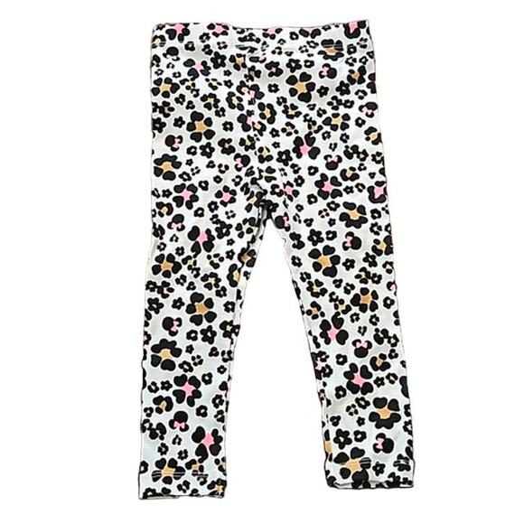 Disney Minnie Mouse Toddler Girl Leopard Print Leggings – Size 2T - Picture 1 of 4